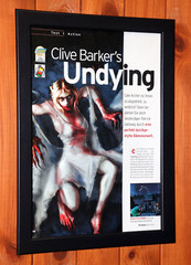 2001 Clive Barker’s Undying Vintage Promo Small Poster / Ad Page Framed