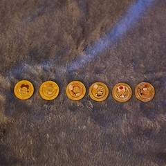 Super Mario WonderBall Gold Coins lot of 6
