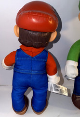 Nintendo The Super Mario Bros Movie MARIO & LUIGI 15″ Poseable Plush Figure
