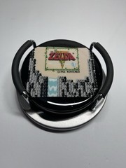 Set Of 1986 Nintendo Themed Coasters Featuring Retro Pixel Art