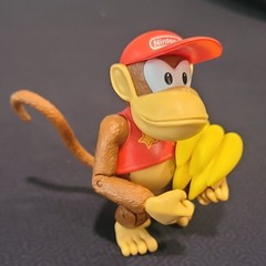 Nintendo Diddy Kong Articulated Action Figure Bananas Red Cap Vest