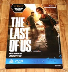 The Last of Us PS3 PS4 Joel Ellie Rare Promo Game Store Poster
