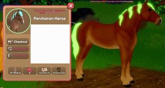 [Wild Horse Islands Roblox] Island Unique Hair (IUH) Prismatic Chestnut Perch