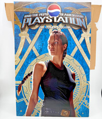 PS2 PlayStation 2 Lara Croft Tomb Raider Angelina Jolie Life Size Standee NOS
