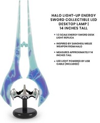 Halo Infinite Light-Up Covenant Energy Sword Blue LED Desktop Lamp NEW