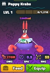SPONGEBOB TOWER DEFENSE – Pappy Krabs