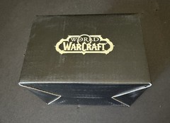 Blizzard Official World of Warcraft Logo Embossed Copper Medallion Ceramic Mug