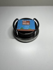 Set Of 1986 Nintendo Themed Coasters Featuring Retro Pixel Art