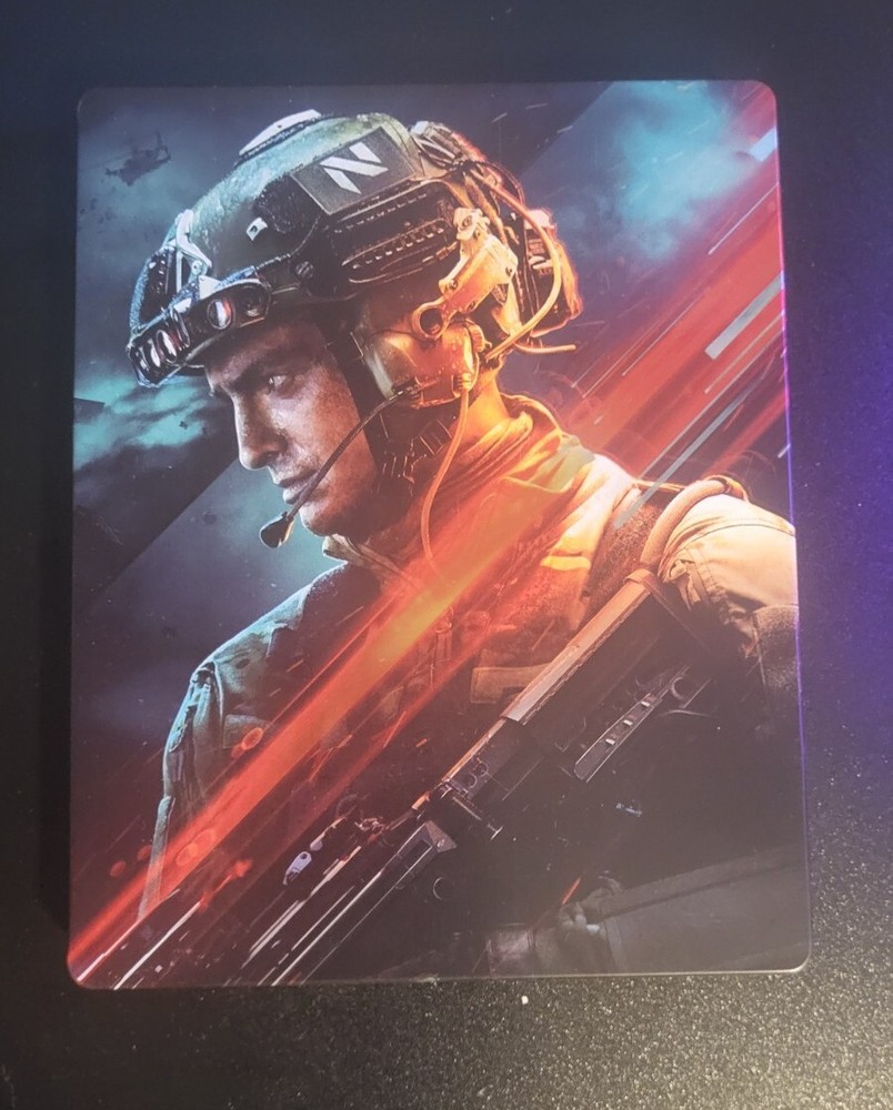 Battlefield 2042 Gamestop Promo Steelbook Collector’s Case, NO GAME.