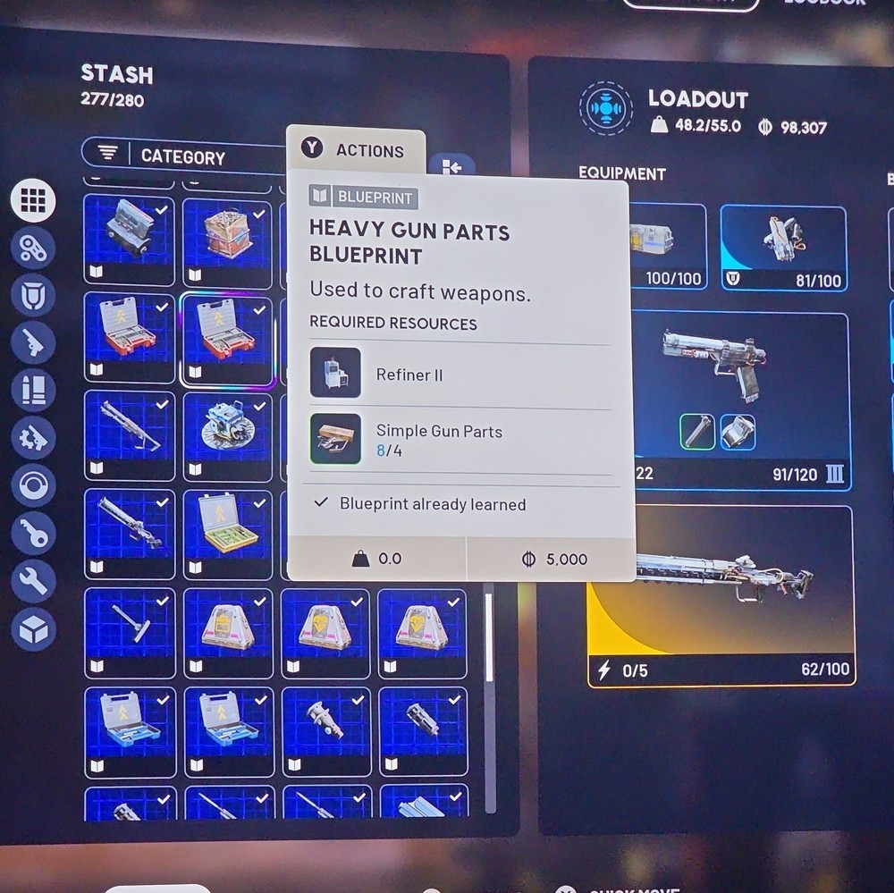Heavy Gun Parts Blueprint Arc Raiders Digital Item Recieved In Game