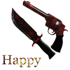 WEB KNIFE & RUPTURE GUN🖤🕸FAST DELIVERY🖤🕸MURDER MYSTERY 2 R0BLX MM2 LEGENDARY