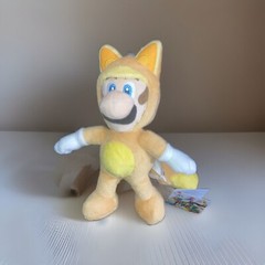 GENUINE Super Mario Bros Kitsune Fox Luigi Stuffed Plush 9″ Little Buddy 1272