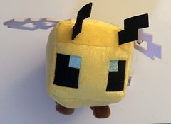 Minecraft Bee Plush Stuffed Toy 4.5″ 2021 Mattel Mojang, Video game