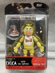 Funko FNAF Five Nights at Freddy’s CHICA & Mr. CUPCAKE 5″ Figure BAF Springtrap