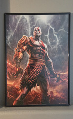 Sony PlayStation God of War III Promo Poster Andy Park 2010