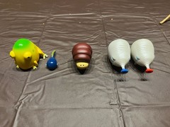 Rare 2004 Agatsuma Pikmin 2 Mini figure Series 1 and 2 Mostly Complete Set