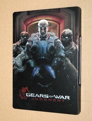 Gears of War Judgment rare Steelbook ( G1 xbox 360 ) NO GAME