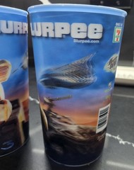7-Eleven Halo 3 Holographic Slurpee Cups Promotional Set Of 4 W 2 Lids Pre-owned
