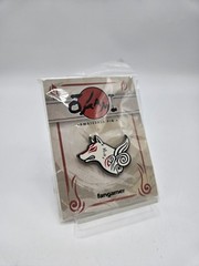 Okami Den Amaterasu Wolf Hard Enamel Pin (1.5″ Wide) *Official Capcom*