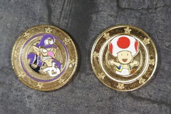 Frankford Wonder Ball Super Mario Series 1 Toad & Waluigi Gold Coins