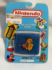 1989 Nintendo ACE Novelty Collector Pin Series A No.17 Link MOC