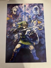 Legend Of Zelda Skyward Sword HD Poster 11×17 Embossed Poster Preorder Bonus