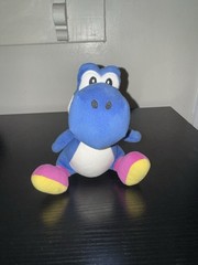 Super Mario All Stars Dark Blue Yoshi Plush [Little Buddy] Stuffed Animal Toy PP