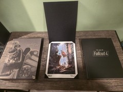 The Art Of Fallout 4 Limited Edition Art Book w/ Art Print Complete Used