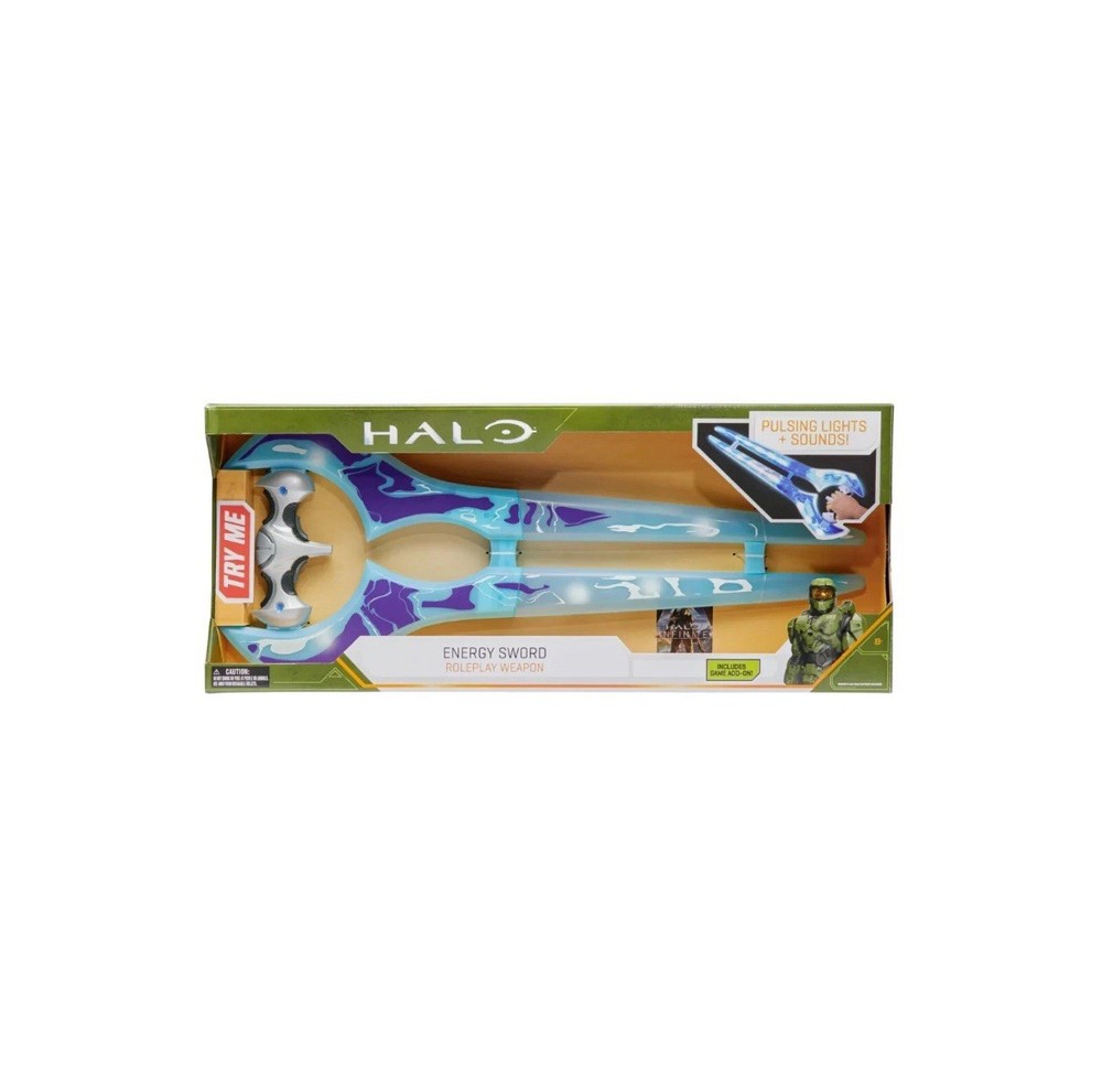 HALO INFINITE ENERGY SWORD Pulsing Lights & Sound Weapon With Game Add On NEW