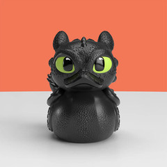 TUBBZ BATHTUB 1ST Edition MINI how to train your Dragon Toothless duck jeep