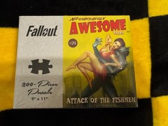 Fallout Astoundingly Awesome Tales Attack Of The Fishmen Puzzle, 200 Pieces, New