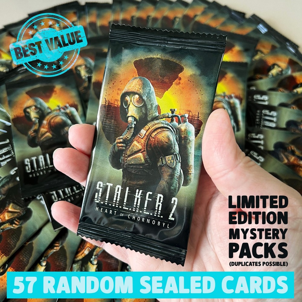 S.T.A.L.K.E.R. 2 Heart of Chornobyl 62x Random Trading Cards Ukraine Edition ATB