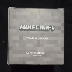 Mojang Minecraft Stamp & Ink Pad Mine Chest Exclusive Mine Chest 2016