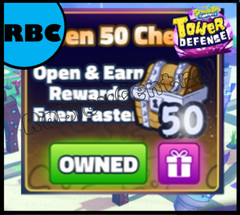 OPEN 50 CHESTS – CHEAP SPONGEBOB TOWER DEFENSE – SBTD