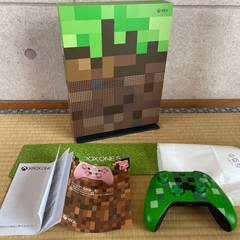 Microsoft Xbox One S 1TB Minecraft Limited Edition Console Creeper Controller JP