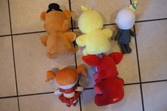 Lot Of 5 FNAF Five Nights Freddy’s Plush Foxy Circus Baby Ennard Chica Freddy