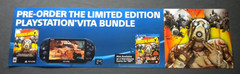 Rare Borderlands 2 PS Vita Game Store 36″x10″ Promo Display Poster Sign PSVITA