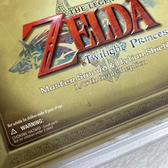NEW! The Legend of Zelda Twilight Princess Master Sword Shield & CD Soundtrack!