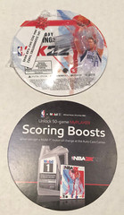 NBA 2K22 Mobil Oil Luka Doncic Video Game Store Shelf Talker Display Sign Promo