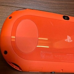 Sony PS Vita PCH-2000 Neon Orange Console Only Used Tested Japan Import Slim