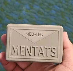 Fallout MENTATS Tins Stash Box Party Time Grape Berry Orange Prop Cosplay
