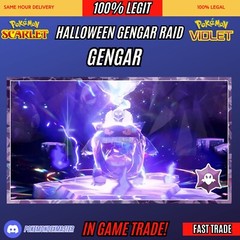 Gengar ⭐️Halloween Gengar Tera Event⭐️ Pokémon Scarlet Violet