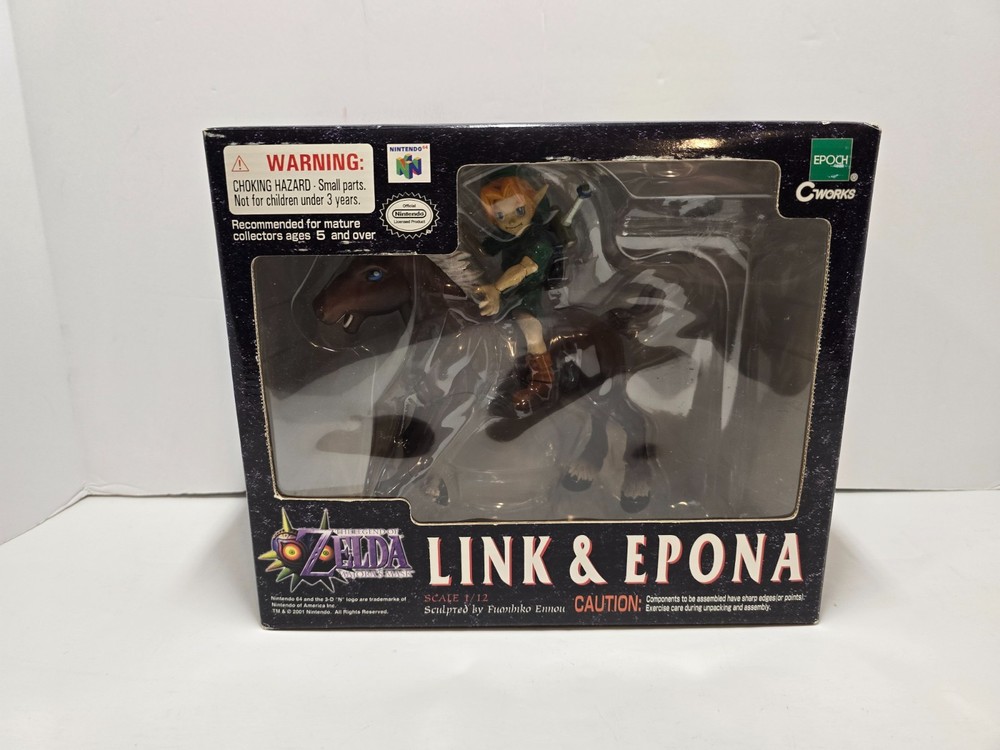 The Legend of Zelda Majora’s Mask Link & Epona Action Figure Toy Epoch 2001