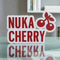 Fallout Nuka Cherry Logo Sign Video Game Collectible Desk Display Decor