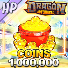 DRAGON ADVENTURES 🐲🪙 – 1,000,000 Coins [⚡FASTEST DELIVERY⚡] DA million