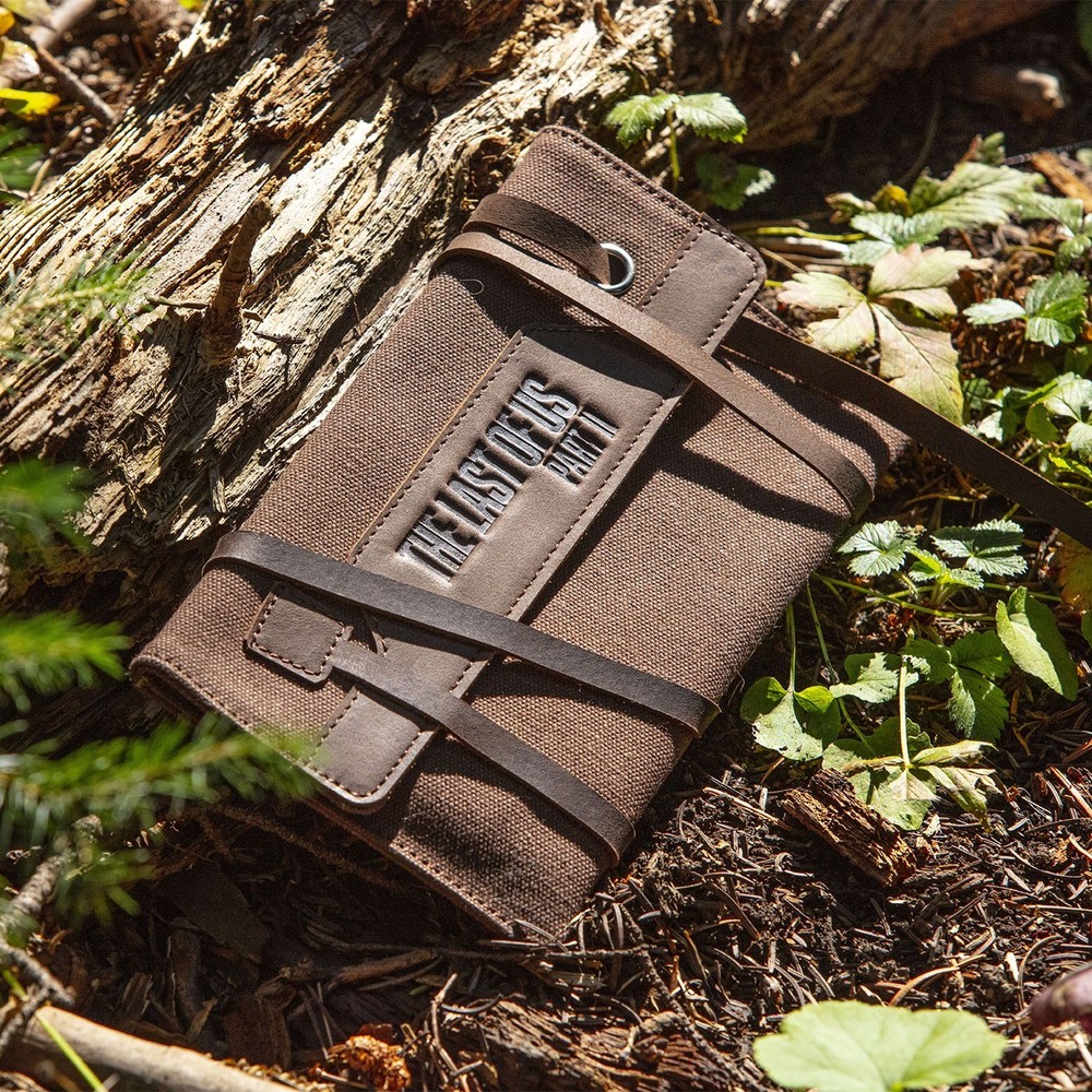 The Last of Us Part II 2 Brown Cotton Canvas Leather Cord Organizer TLOU P2 NEW