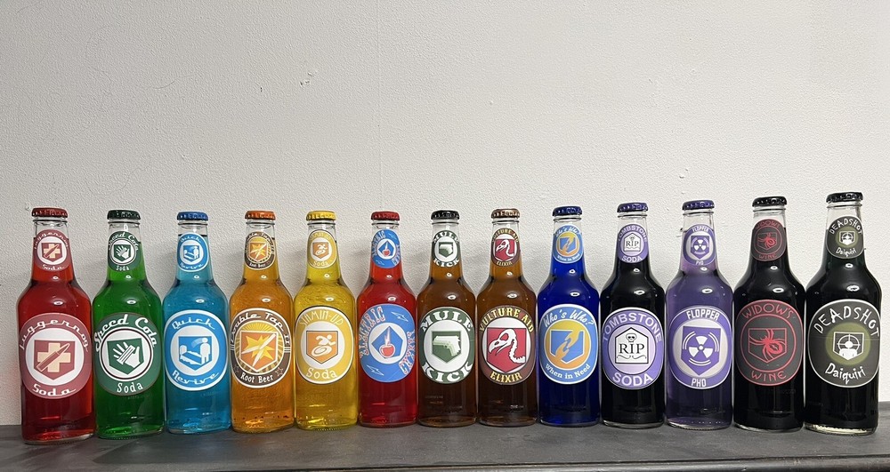 All 13 Call Of Duty Zombies Perk Bottles.
