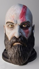 God of War Kratos Headphone Stand – Kratos Bust | Gaming Desk Display