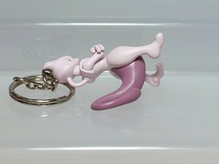 Mewtwo Pokemon the Movie Keychain Figure Banpresto Prize 2013 Japan R08 2.2in