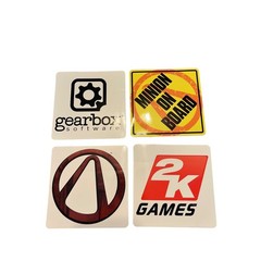 Borderlands Sticker Set Gearbox Software 2K Games Vault Symbol Minion On Board